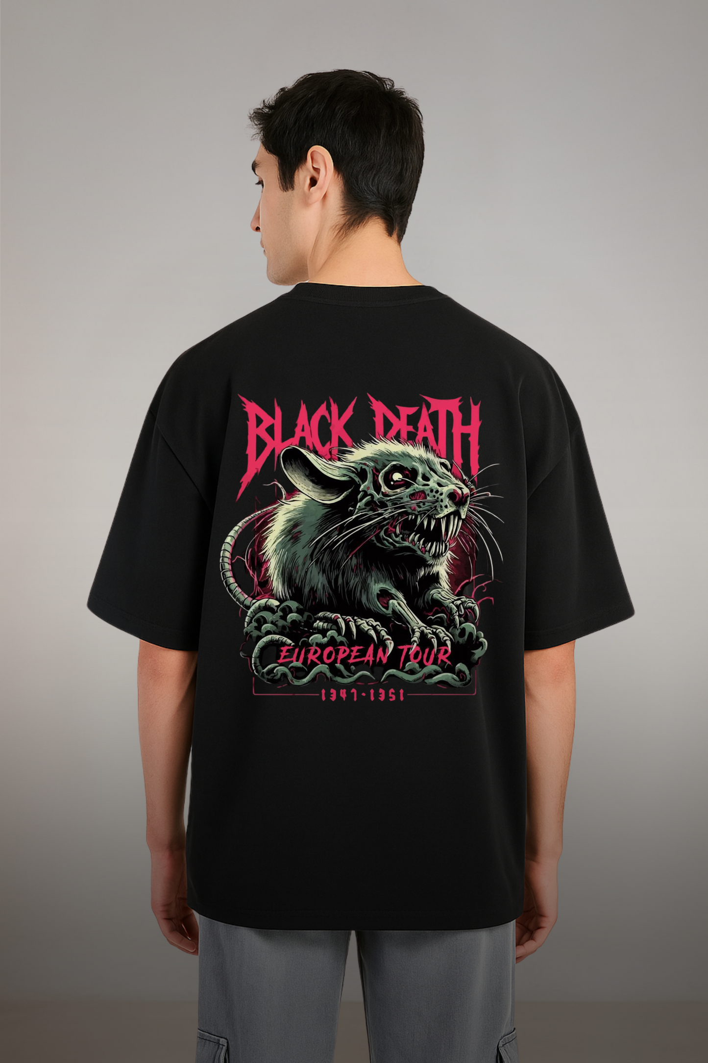 Black Death Oversized FiT T-shirt