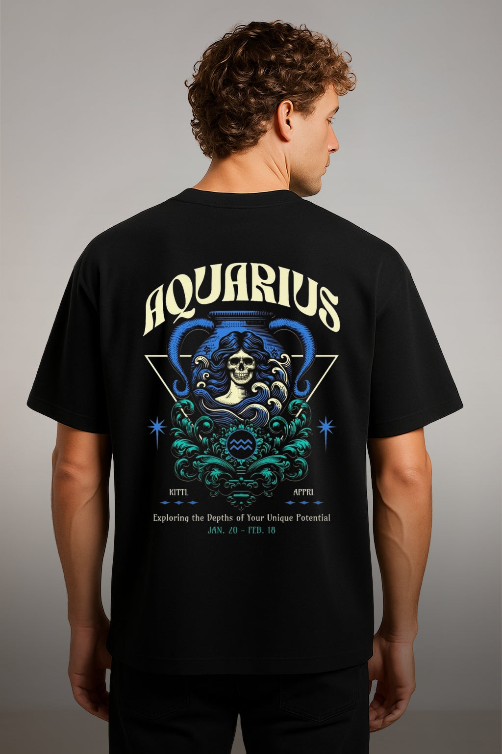 Aquarius Grind Oversized Fit T-shirt